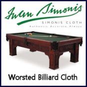 Simonis Worsted Billiard Cloth (image for) Simonis Worsted Billiard Cloth