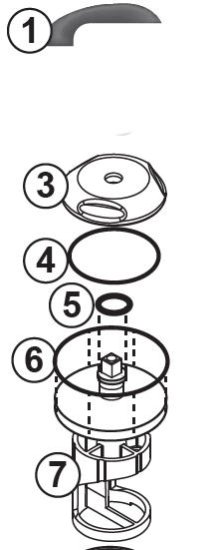 (image for) Jacuzzi J-300 Diverter Rebuild Kit - All New