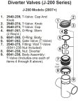 (image for) Jacuzzi J-200 Diverter Cap and Knob