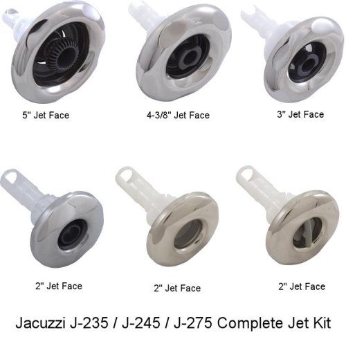 (image for) Jacuzzi J-215 Complete Jet Kit 19 Total Jets with Stainless