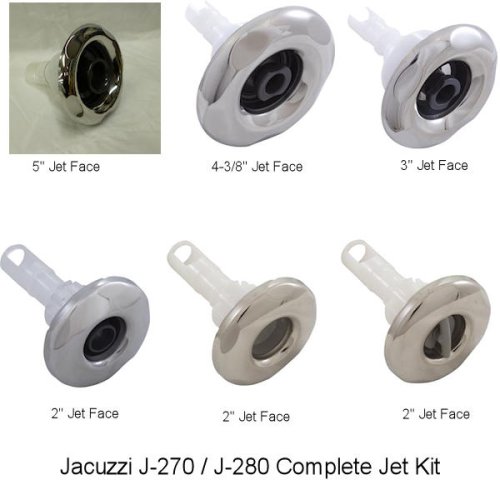 (image for) Jacuzzi J-280 Complete Jet Kit 44 Total Jets with Stainless