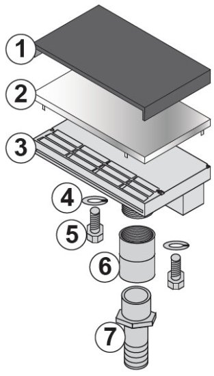 (image for) Jacuzzi J-300 Waterfall Assembly 1996 to 2006